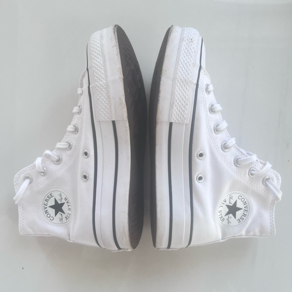 Converse Chuck Taylor All Star High-Top Platform Sneaker Size 7 - Picture 3 of 13